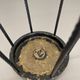 Midcentury Brass and metal BAUHAUS Style Umbrella Stand, France, 1950s