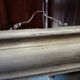 Miroir Louis Philippe patine shabby chic blanc gris 65x96cm