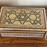 Wood and mother-of-pearl box