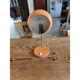 Vintage orange metal lamp