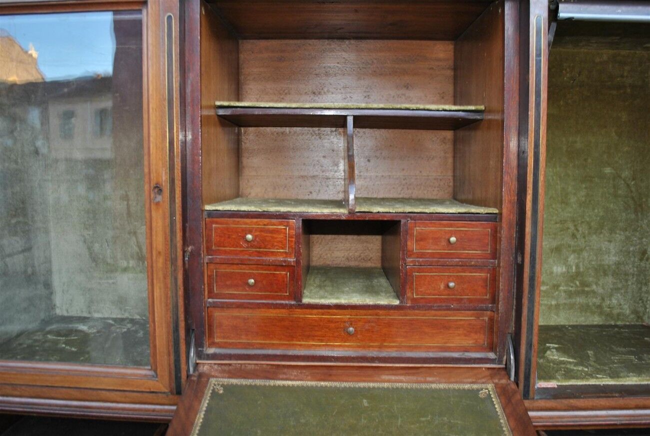 Time's roll-top desk Louis XVI, directoire era end 18th century mahogany