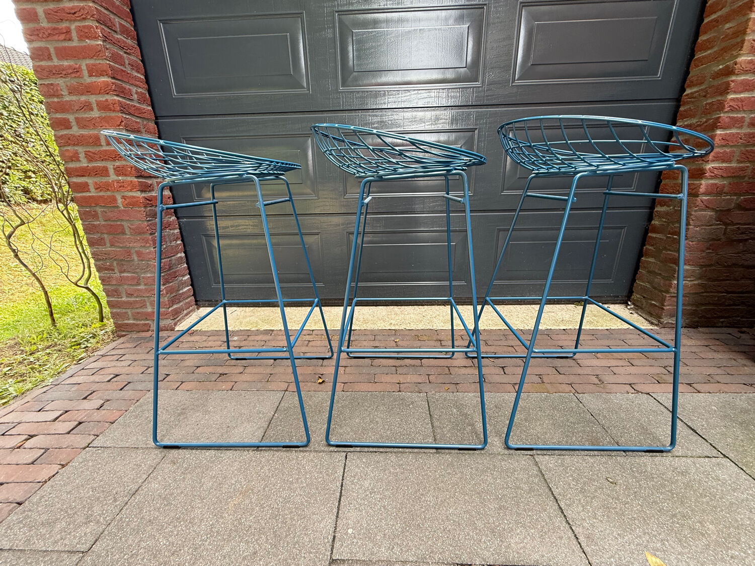 Set of 3 Pastoe bar chairs