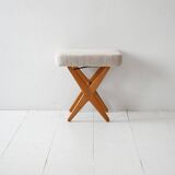 Scandinavian di Alf Svennson oak footstool 1960s vintage