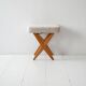 Scandinavian di Alf Svennson oak footstool 1960s vintage