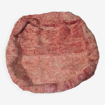 Pouf berbère bohemian fait main 60 X 60 X 25 CM