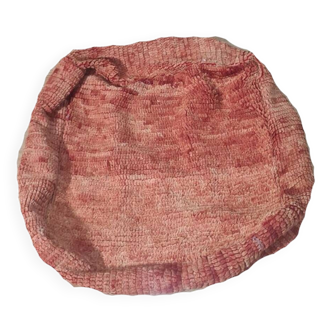 Handmade bohemian Berber pouf 60 X 60 X 25 CM