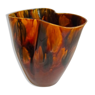 Vase multicolore années 60