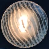 Peill & Putzler glass wall or ceiling light 1965