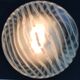 Peill & Putzler glass wall or ceiling light 1965
