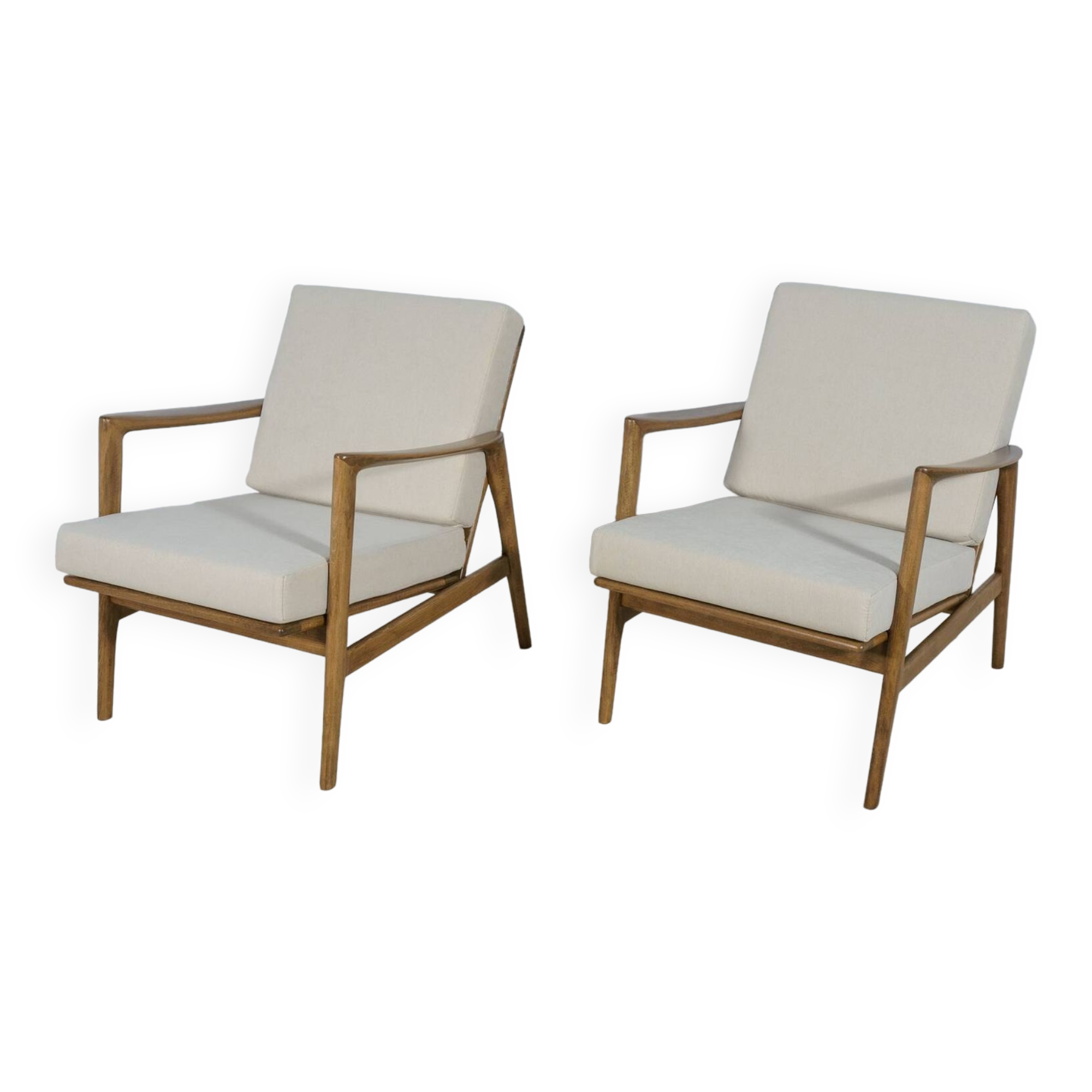 300-139 Armchairs from Swarzędzka, 1960s, Set of 2