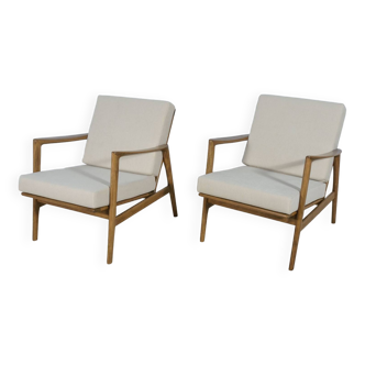 300-139 Armchairs from Swarzędzka, 1960s, Set of 2