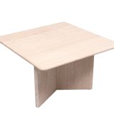 small Travertine Coffee table Italy 1970s