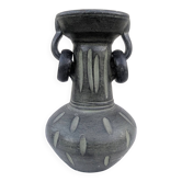 Mid-century modern vase from the 50s and 60s, art ceramic, glazed stoneware.
