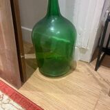 Green glass demijohn carboy