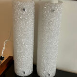 Vintage perspex wall lights