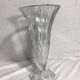 Pair of old moulded glass vases