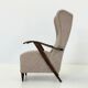 Melchiorre Bega armchair in beige bouclé