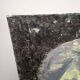 Contemporary moon painting on canvas