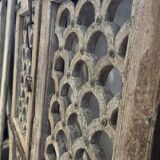Jali - Antique Indian openwork wooden door no.6