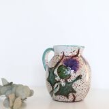Ceramic jug, rustic, vintage French