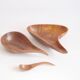 Bols en bois, lot de trois