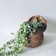 Round bohemian basket