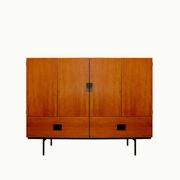 Japanese series CU04 highboard/Bar by Cees Braakman for Pastoe - 1950s