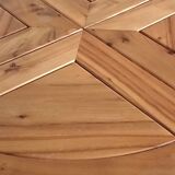 Round table regain in solid elm