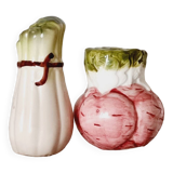 Salt and pepper barbotine