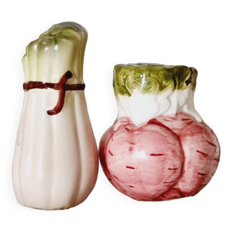 Salt and pepper barbotine
