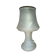 Vintage Murano Opaline Mushroom Lamp with Tinsel Diffuser? Smoke Table.