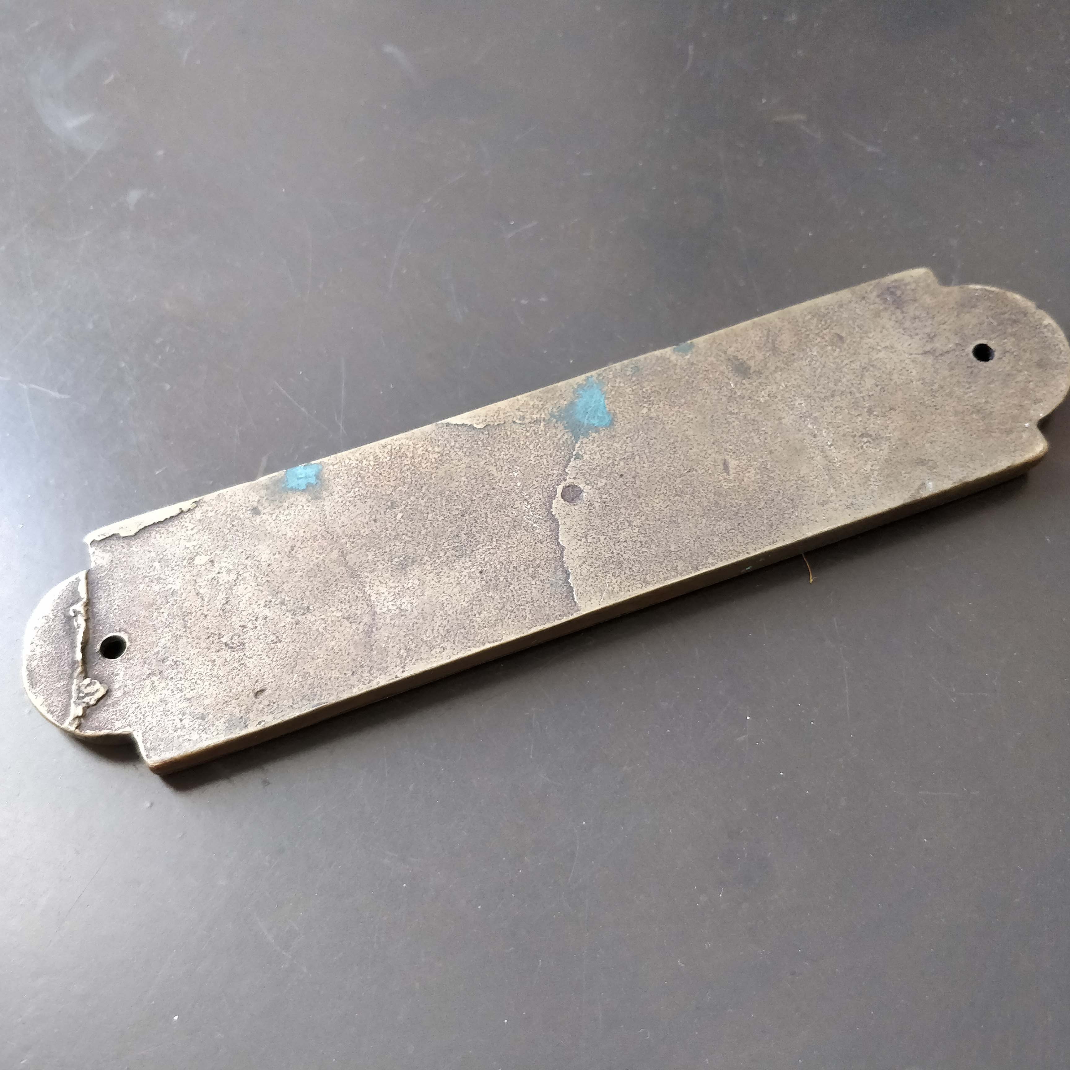 Brass Dining room door plate