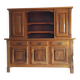 Buffet, vaisselier 2 corps en chêne massif de style rustique, France