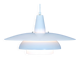 Danish hanging lamp in white, 1970s
