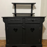 Gustavian style chest of drawers & shelf