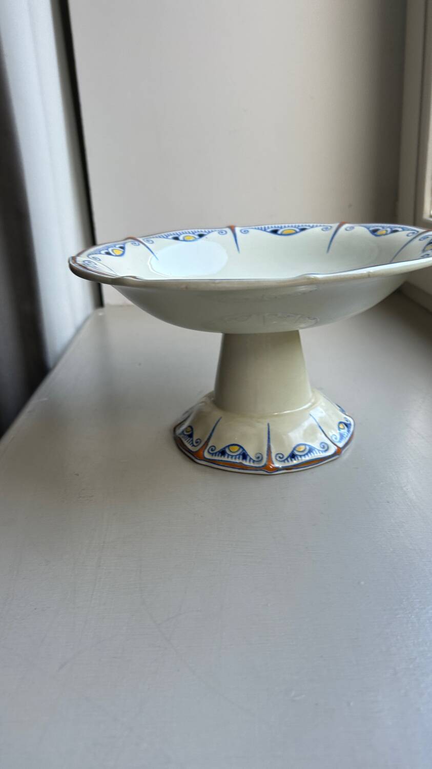 Boch La Louvière art deco compotier