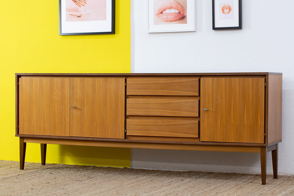 Vintage Scandinavian sideboard – 210 cm