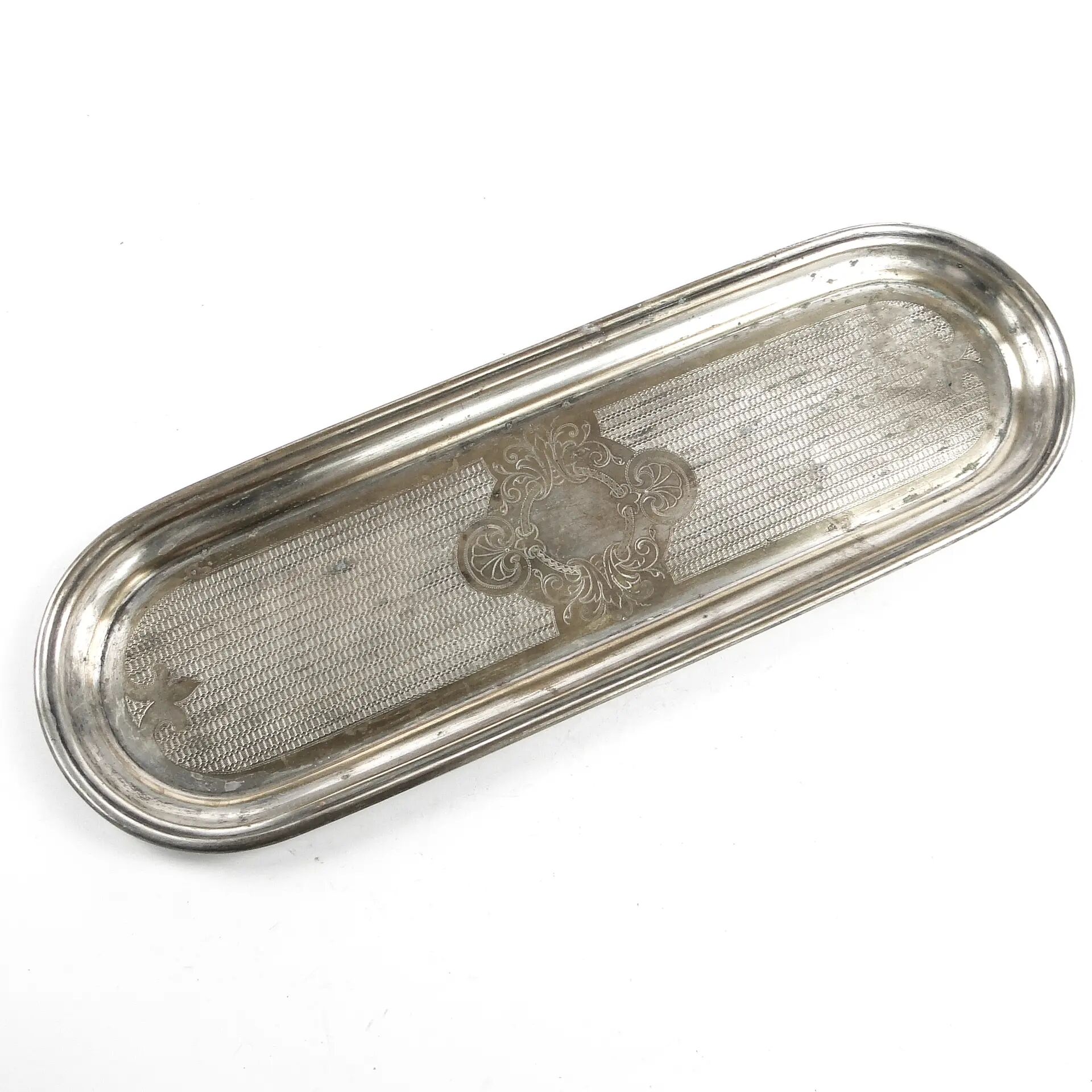Eclectic tray for glasses, silver-plated brass, WMF, Germany, 19th century