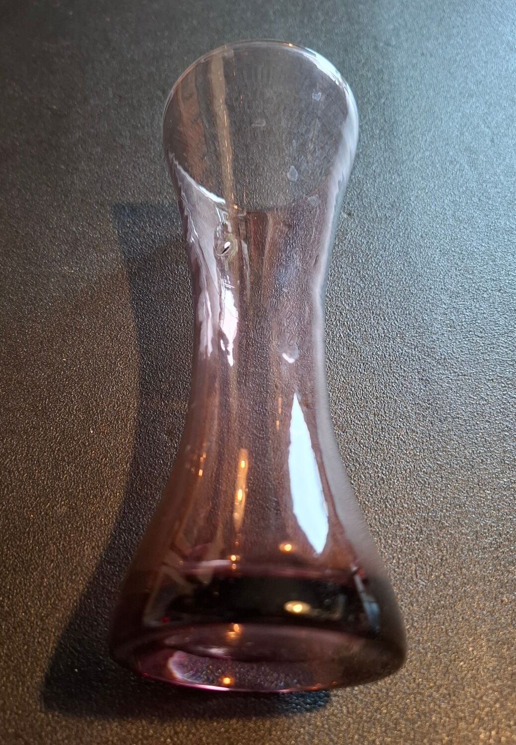 Artisanal violet vase