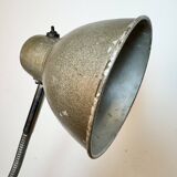 Grey Industrial Workshop Gooseneck Table Lamp, 1960s