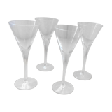 4 glasses Martini cocktail