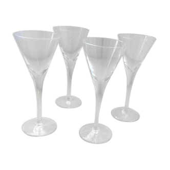 4 verres cocktail Martini