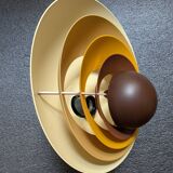 Pair of Ondine wall lights, New Age, 1970 Mazda