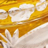 Bohemian glass box Czech Republic 1960s