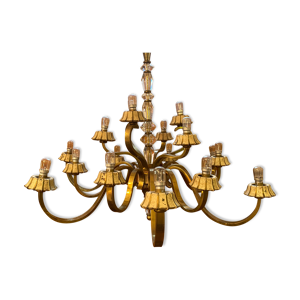 lustre bronze 18 lumieres