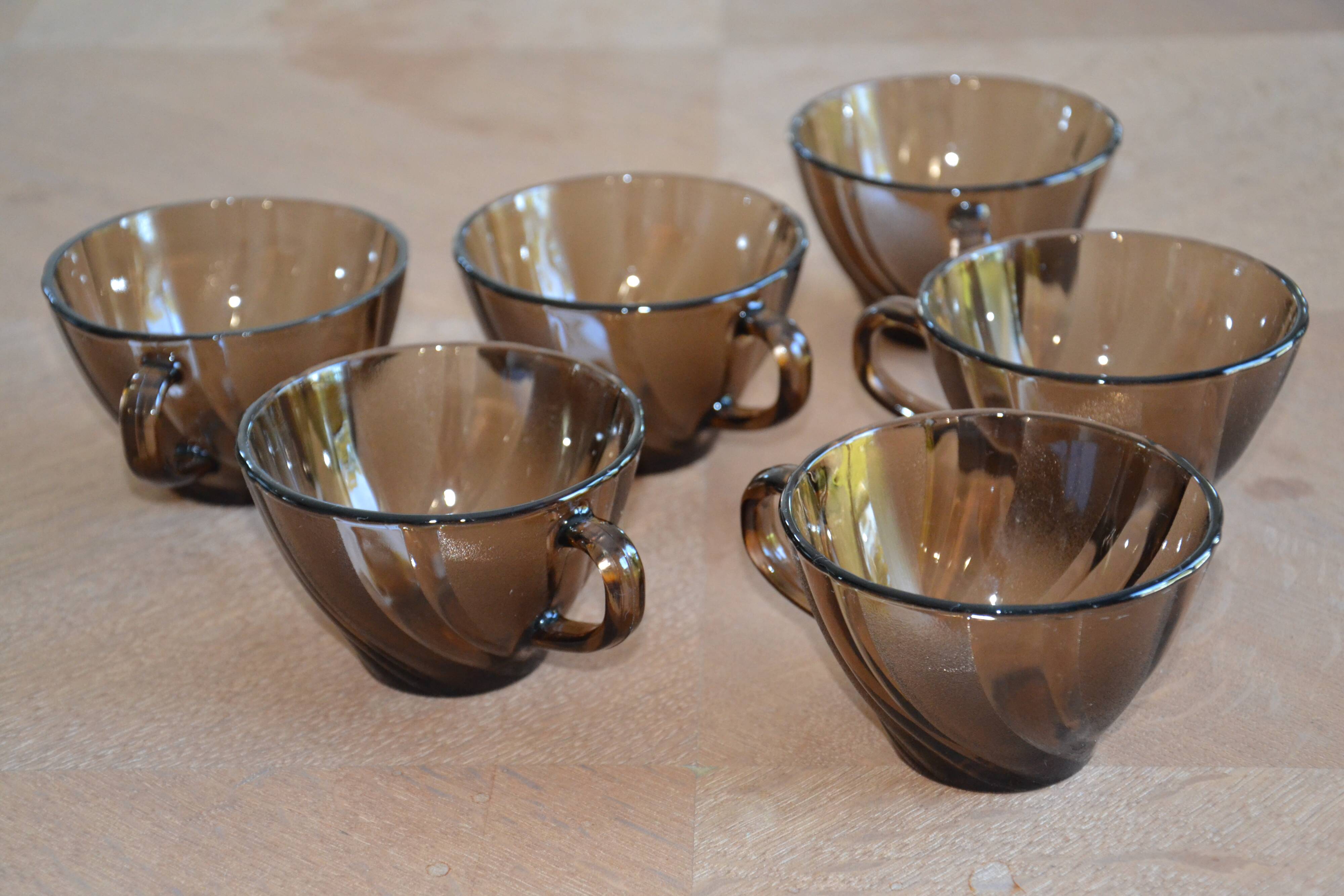 6 Duralex coffee cups