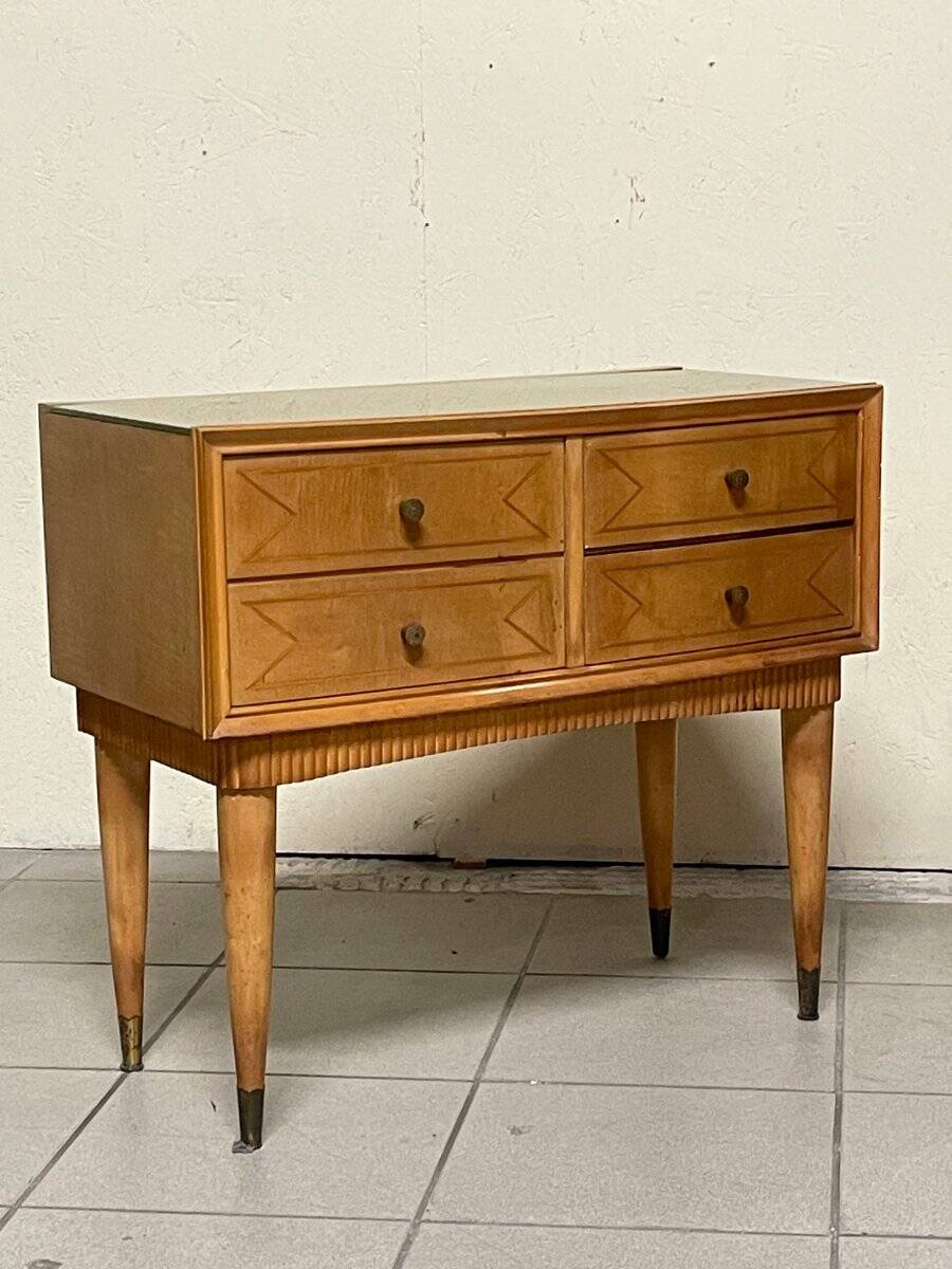 Italian Mid-Century modern bedside tables, 1950s, set of 2