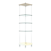 Esposi Ramloc hanging bookcase by Marino Collecchia for Espo-1970s