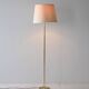 Scandinavian lamp with golden floor lamp