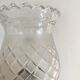 Pair of retro gold and glass tulip wall lights